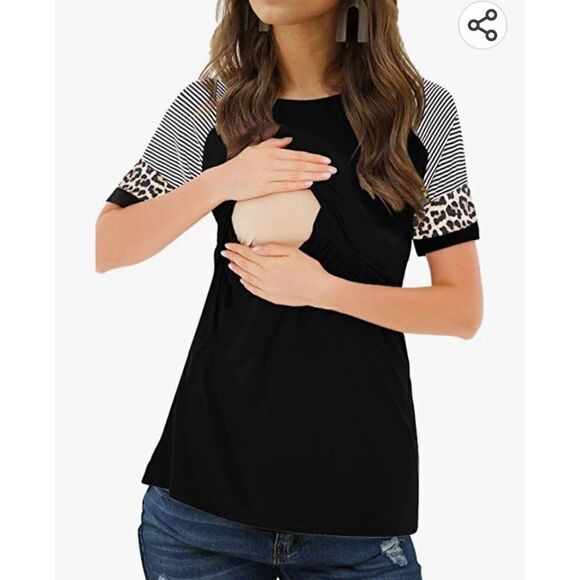 NWT SMALLSHOW MATERNITY TOP - Picture 6 of 10